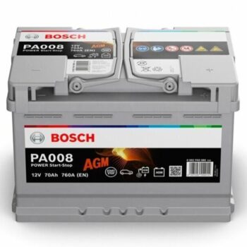 BOSCH Power AGM Start - Stop Стартов Акумулатор 0092PA0080 – 70 Ah