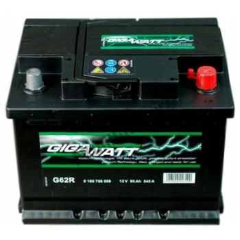 GIGAWATT JIS R+ G62R Стартов Акумулатор 0 185 756 008 – 60 Ah